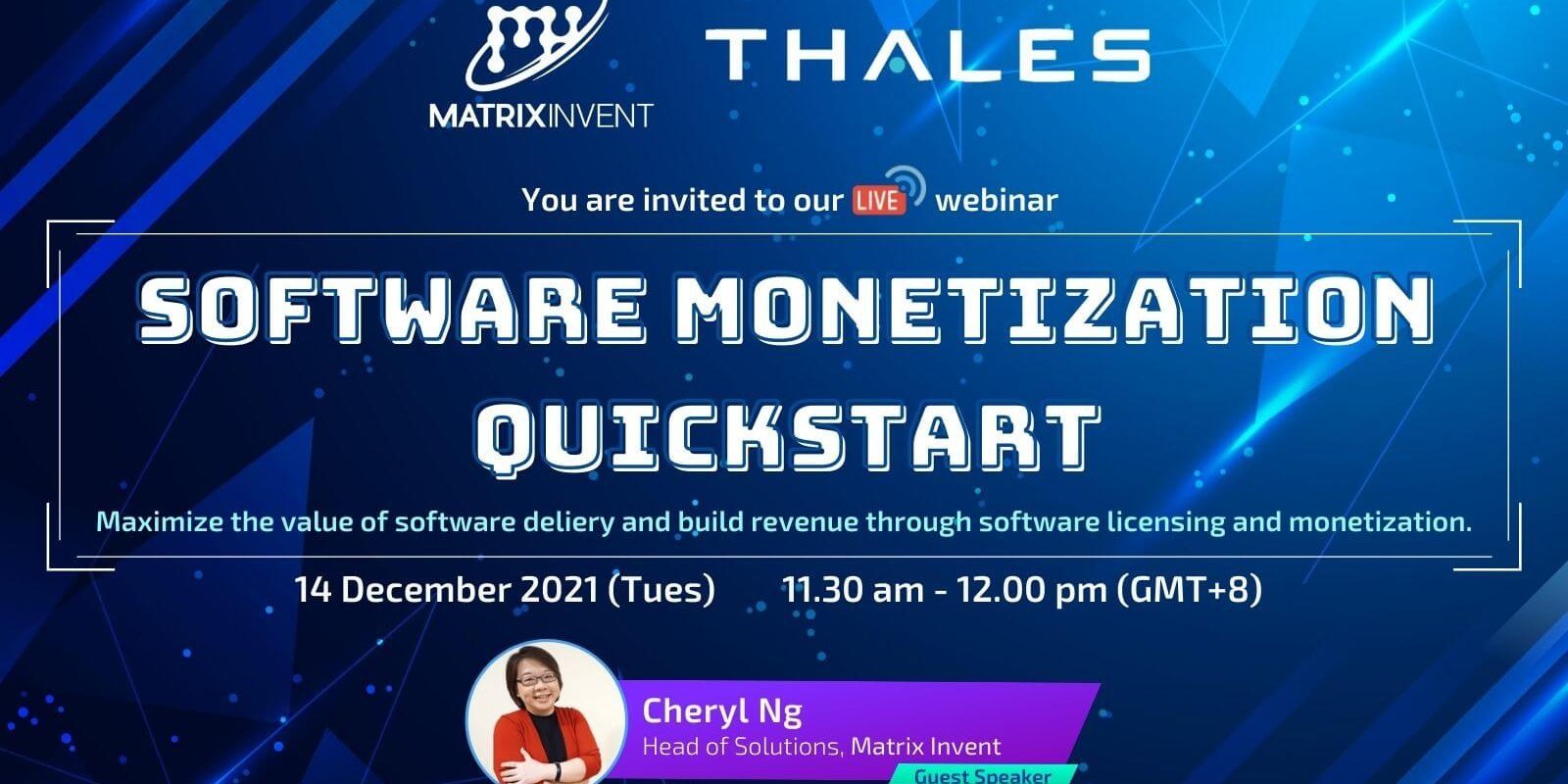 Software Monetization Quickstart Software Monetization Quickstart